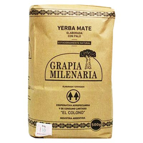 Yerba Mate "Grapia Milenaria" - Tereré x500grs